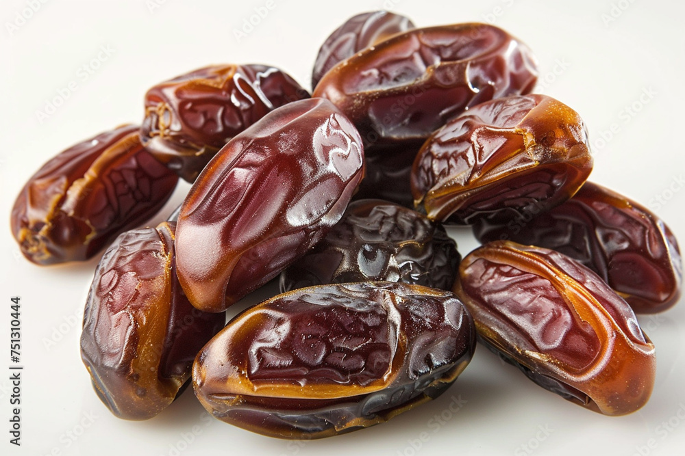 Dates Fruit close up for Ramadan created with Generative AI Dates Fruit close up for Ramadan created with Generative AI