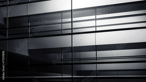 Elegant and simple abstract glass architecture © sema_srinouljan