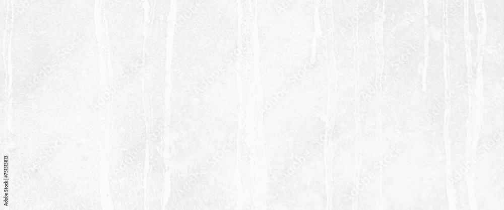 Obraz premium Vector water stain on white concrete wall texture background.