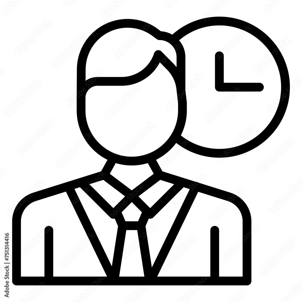 Business Hours icon vector image. Can be used for Web Store. Business Hours icon vector image. Can be used for Web Store.