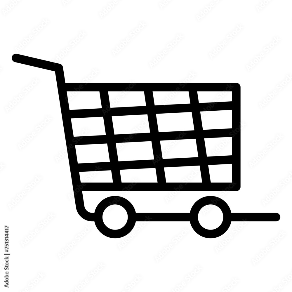 Cart icon vector image. Can be used for Web Store. Cart icon vector image. Can be used for Web Store.
