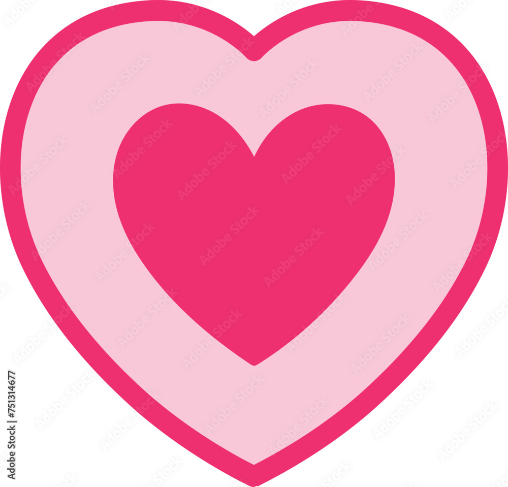 Dot Sign Heart Shape Valentine Day Symbol