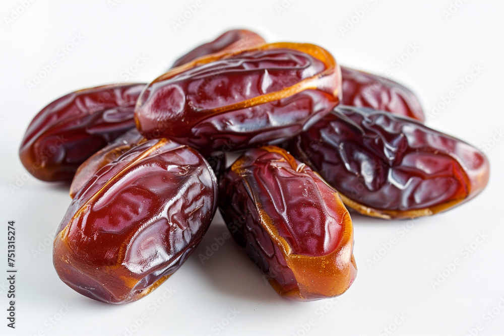 Dates Fruit close up for Ramadan created with Generative AI Dates Fruit close up for Ramadan created with Generative AI