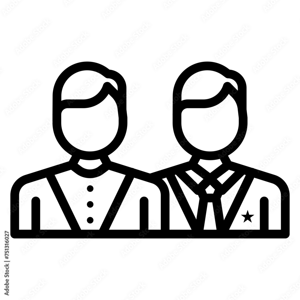 Nominee icon vector image. Can be used for Politics. Nominee icon vector image. Can be used for Politics.