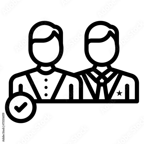 Nomination icon vector image. Can be used for Politics.