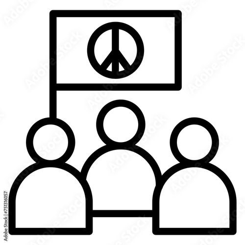 Reactionary icon vector image. Can be used for Politics.
