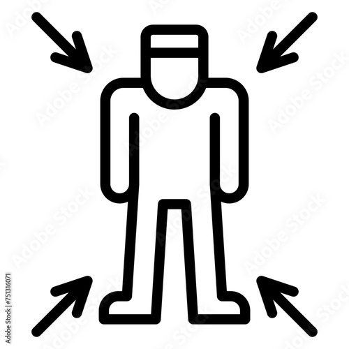 Scandal icon vector image. Can be used for Politics.