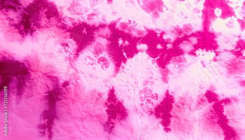Pink Spatter Background. Tie Dye Watercolor art. Paint Splashing Banner. Spatter Background. Light Trendy Fashion Watercolor.