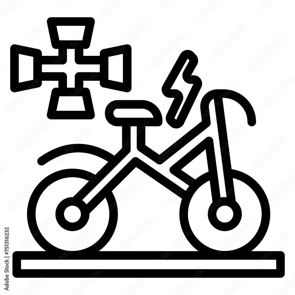 Electric Bike Hub icon vector image. Can be used for Personal Transportation. Electric Bike Hub icon vector image. Can be used for Personal Transportation.