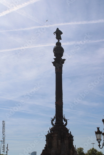 Barcelona statue  sculpture  monument  