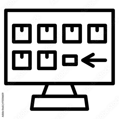 Initial Purchase Quantity. icon vector image. Can be used for Merchandising.