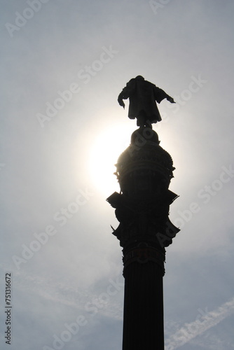 Photography Barcelona statue, sculpture, monument,