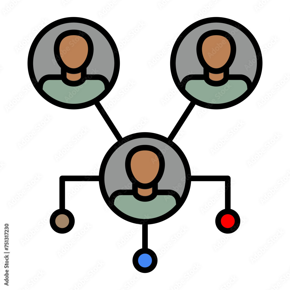 Company Structure line filled icon Company Structure line filled icon