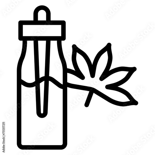 Tincture icon vector image. Can be used for CBD Oil.