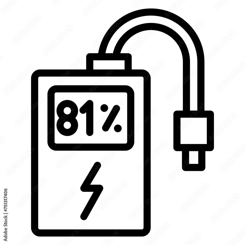 Powerbank icon vector image. Can be used for Technology eCommerce. Powerbank icon vector image. Can be used for Technology eCommerce.