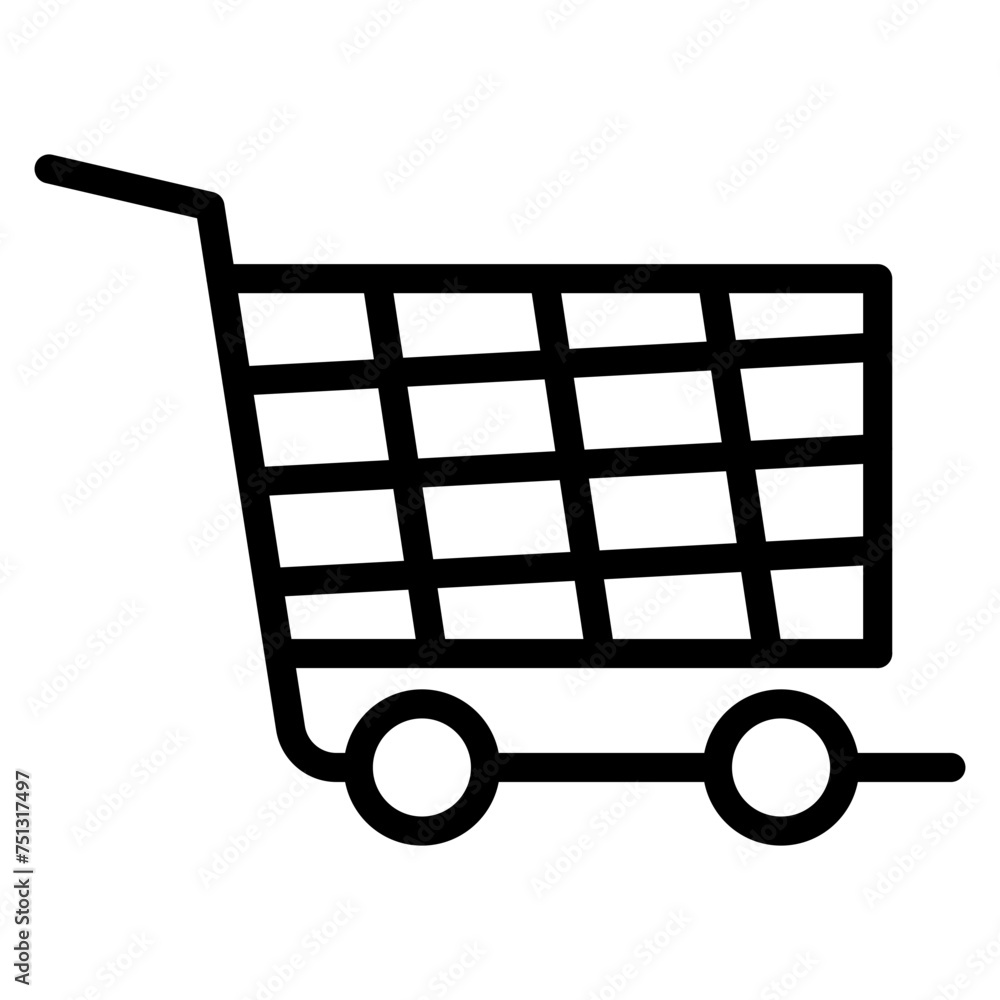 Shopping Cart icon vector image. Can be used for Technology eCommerce. Shopping Cart icon vector image. Can be used for Technology eCommerce.