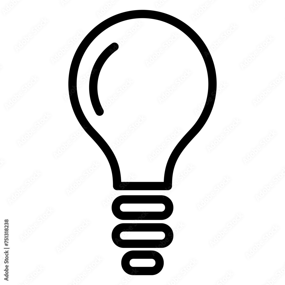Incandescent Light Bulb icon vector image. Can be used for Lighting. Incandescent Light Bulb icon vector image. Can be used for Lighting.