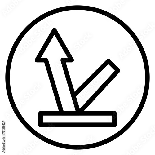 Rebound Effect icon vector image. Can be used for Lighting.