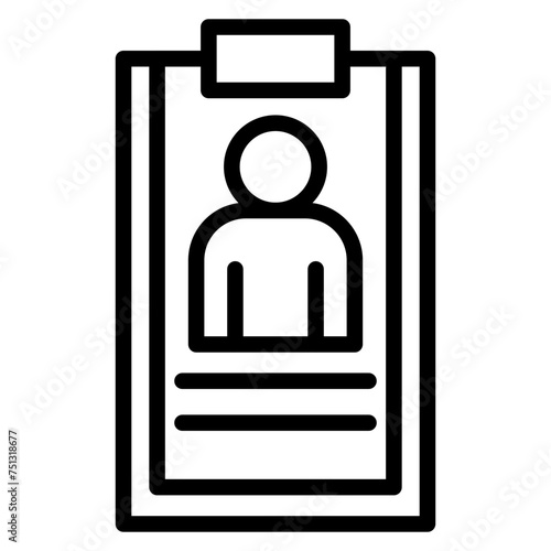 Identifier icon vector image. Can be used for Privacy.