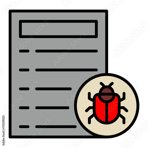  Infected line filled icon