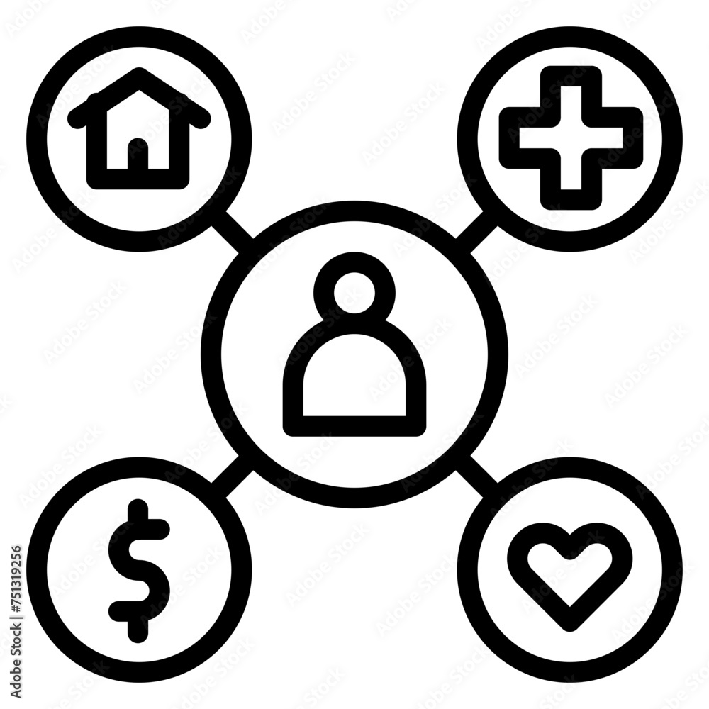 Welfare icon vector image. Can be used for Charity. Welfare icon vector image. Can be used for Charity.