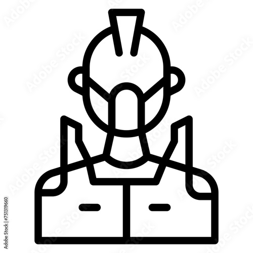 Cyberpunk icon vector image. Can be used for Movie Genres.