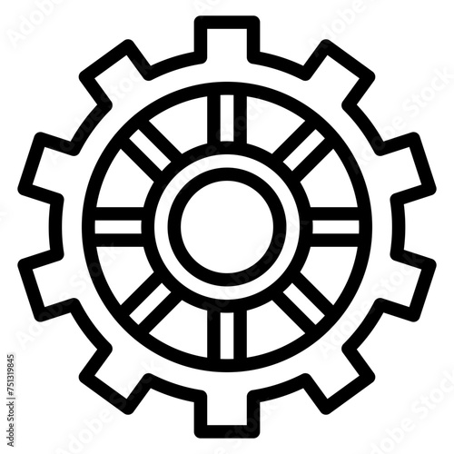 Steampunk icon vector image. Can be used for Movie Genres.