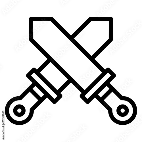 War icon vector image. Can be used for Movie Genres.