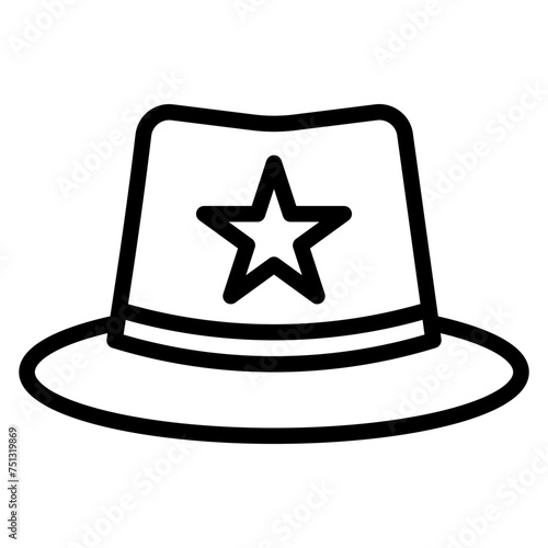 Western icon vector image. Can be used for Movie Genres.