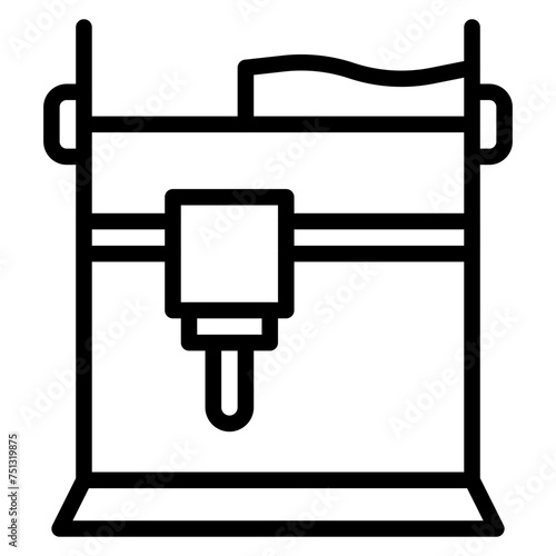 Bed Leveling icon vector image. Can be used for Additive Maufacturing. photo