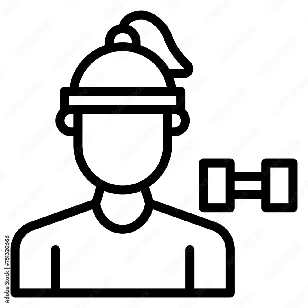 Personal Trainer icon vector image. Can be used for Fitness. Personal Trainer icon vector image. Can be used for Fitness.