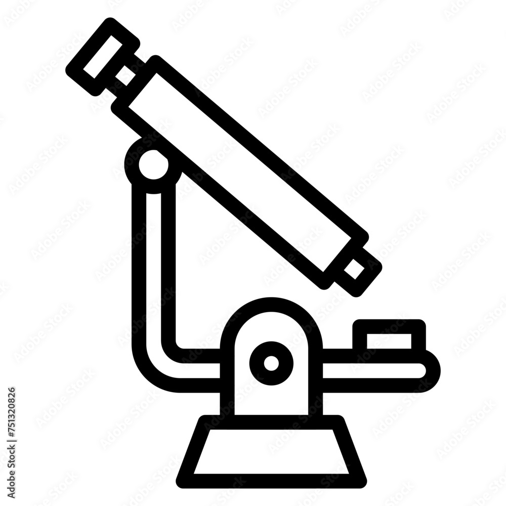 Electron Microscope icon vector image. Can be used for Virtual Lab. Electron Microscope icon vector image. Can be used for Virtual Lab.