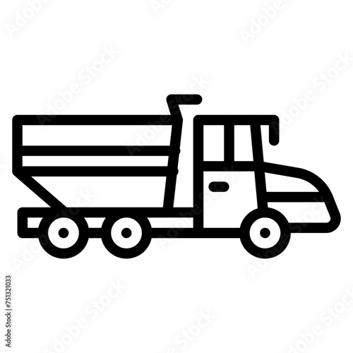 Articulated Hauler icon vector image. Can be used for Construction Vehicles.