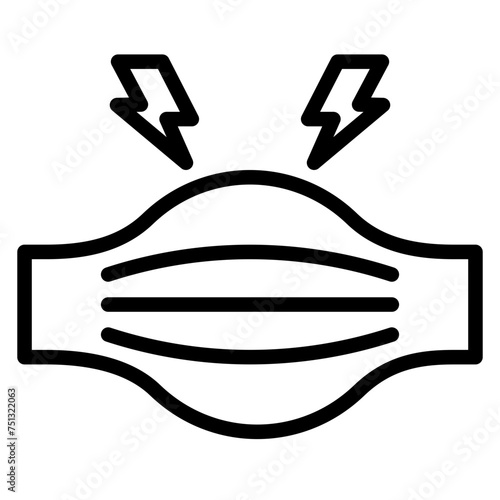 Muscle Aches icon vector image. Can be used for Allergy Symptoms.
