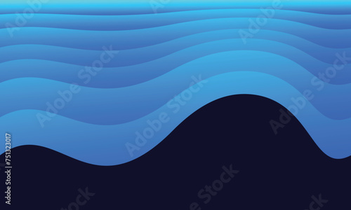 background gradient blue abstract shapes modern