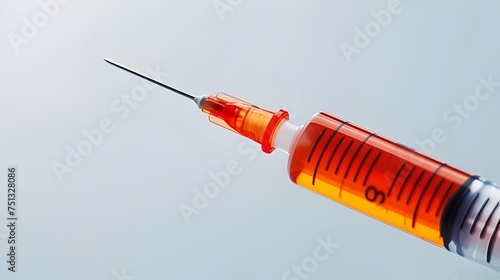 close up of syringe