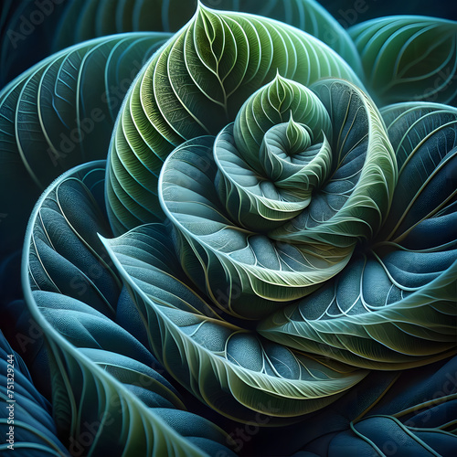 Gree leaf close-up shot, sunshine, vivid representation, hyper-detailed scenes, World Earth Day