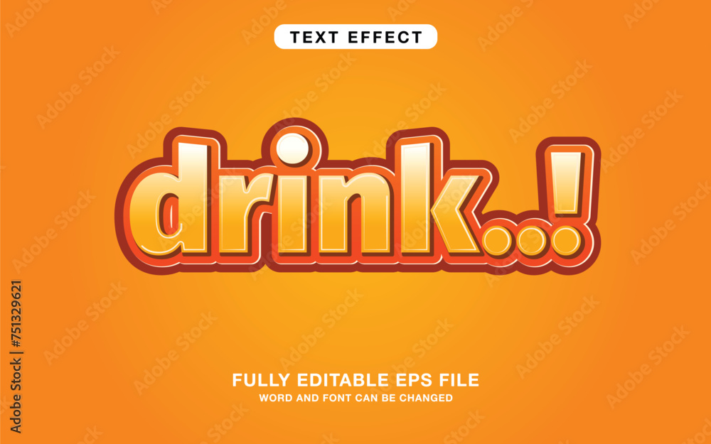 3d Style editable text effect