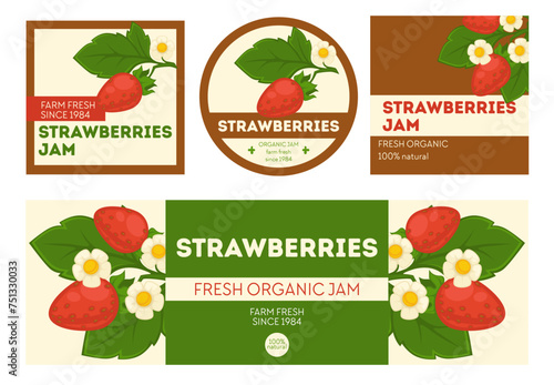 Fresh Strawberry Jam Illustration