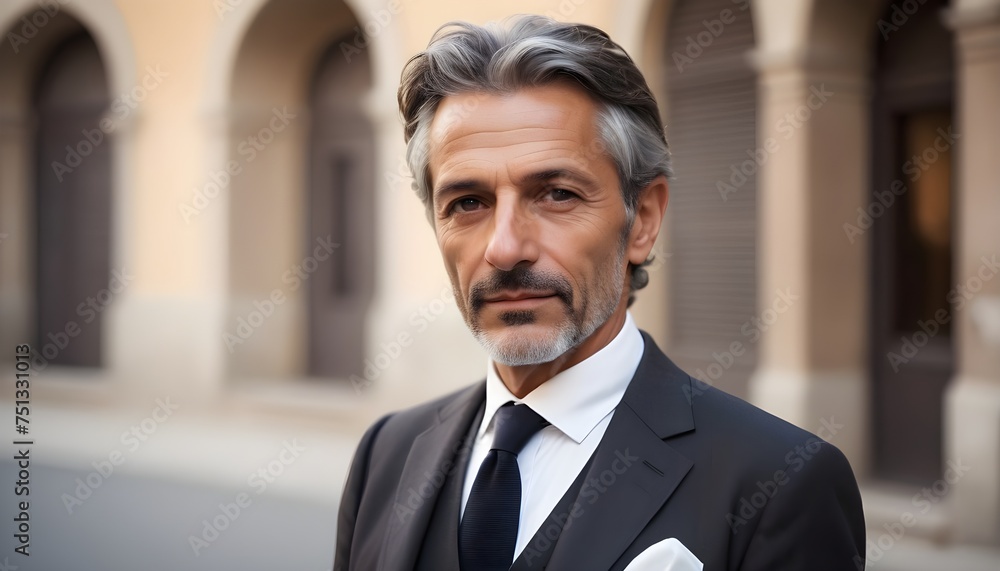 portrait of an elegant italian fifty-year-old portrait of an elegant italian fifty-year-old