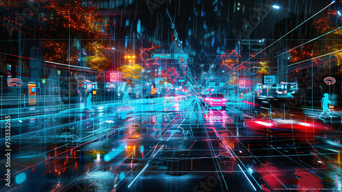 Holographic traffic free zones © Hassan