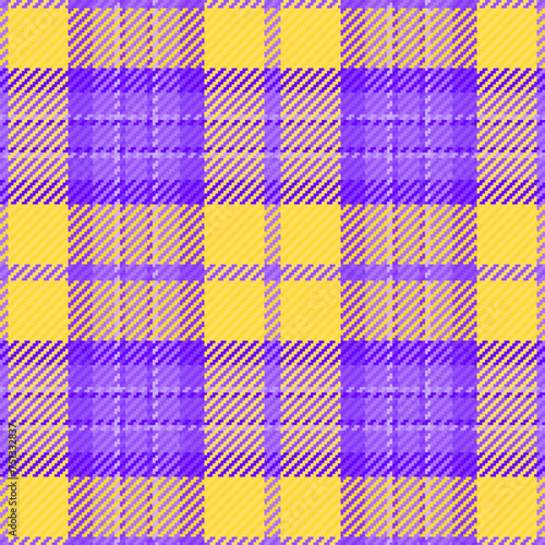 Tartan texture vector of seamless pattern check with a textile plaid background fabric.