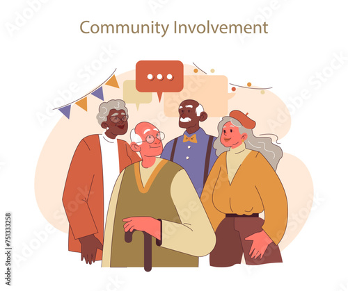 Community involvement concept.