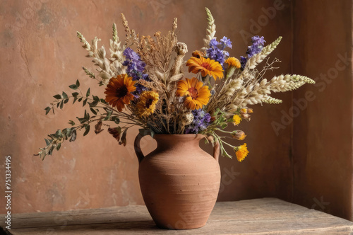 A flowers in a vase