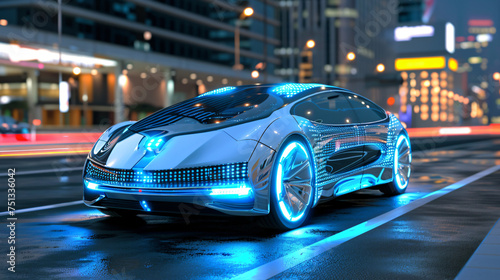Hydrogen fuel cell vehicles automotive   v © Hassan