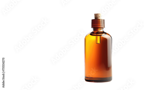 Bottle of Hair Oil isolated on transparent Background