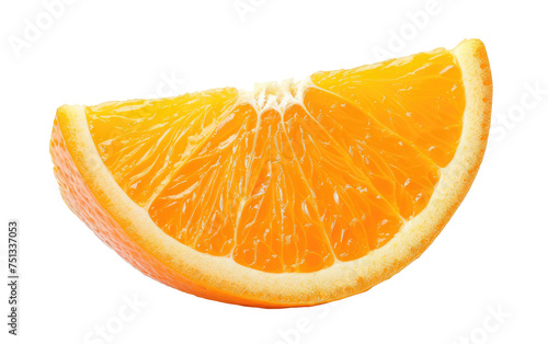 The Divided Orange isolated on transparent Background