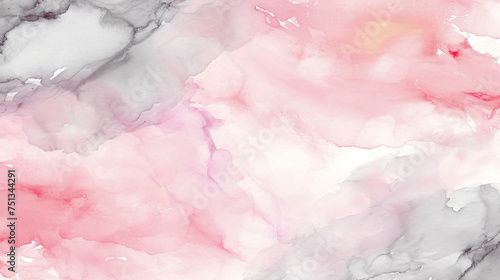 This abstract background showcases a seamless blend of soft pink hues reminiscent of mother of pearl, intertwined with subtle tones of smoky gray and beige.