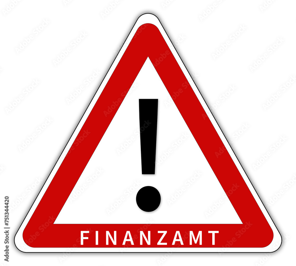 Finanzamt Schild Finanzamt Schild