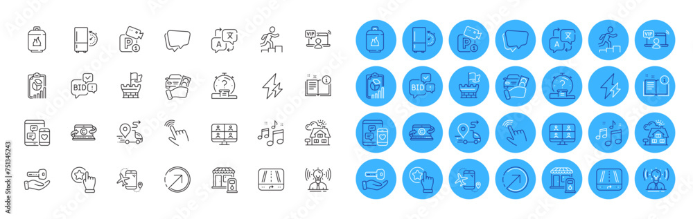 Gps, Cursor and Copywriting notebook line icons pack. Buying house, Bid offer, Video conference web icon. Brand, Realtor, Manual pictogram. Music, Social media, Direction. Translate. Vector Gps, Cursor and Copywriting notebook line icons pack. Buying house, Bid offer, Video conference web icon. Brand, Realtor, Manual pictogram. Music, Social media, Direction. Translate. Vector
